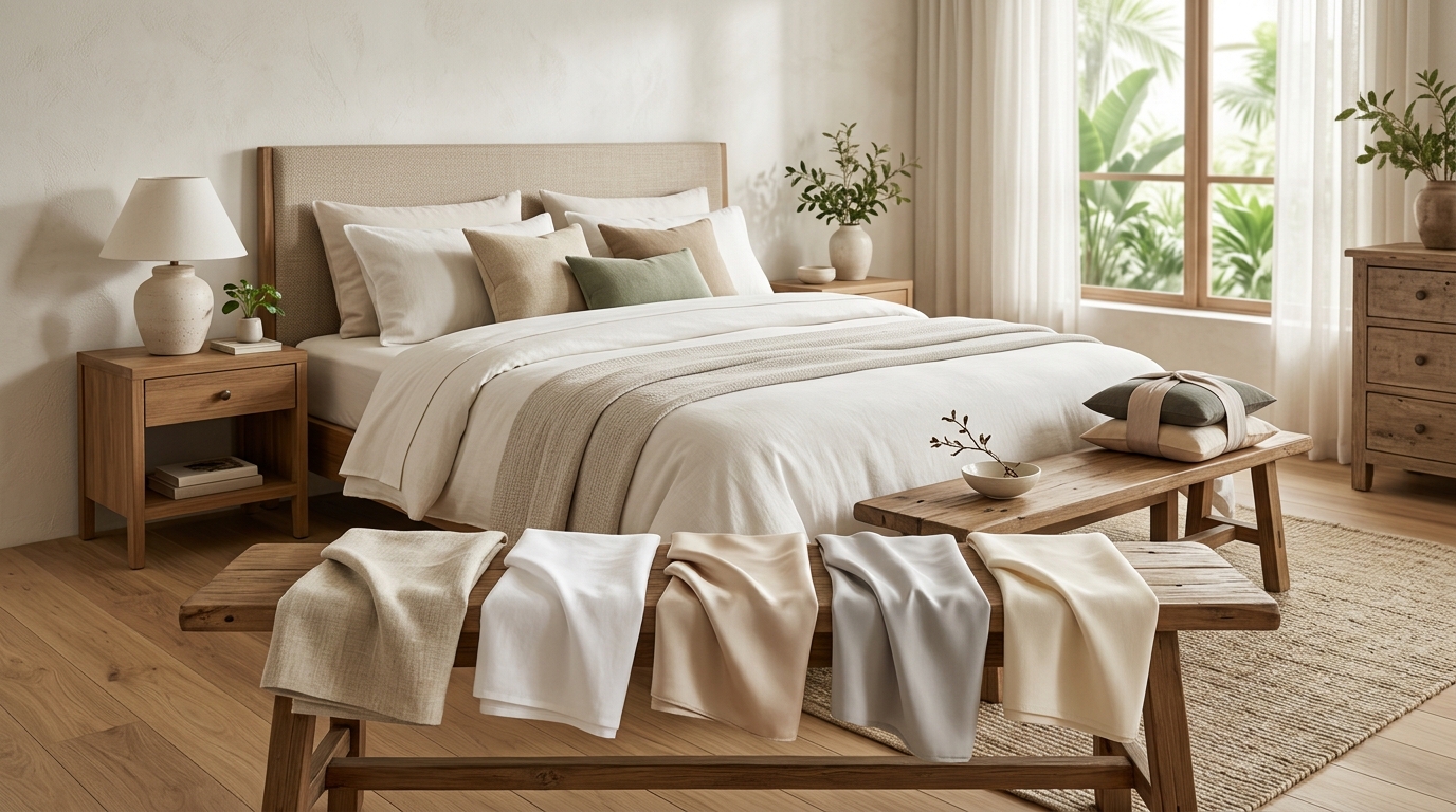 Cotton, Tencel, lụa, microfiber, đũi: chất liệu chăn ga nào tốt nhất cho bạn