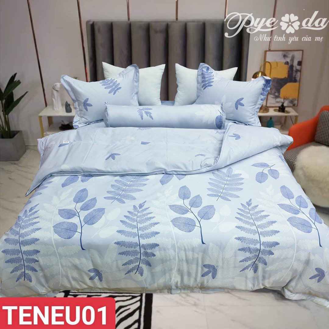 Bộ Ga Phủ Tencel EU Họa Tiết