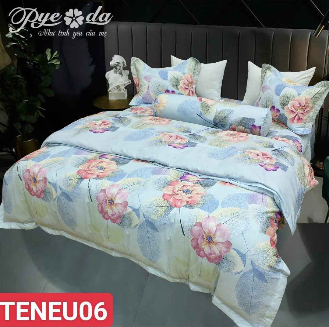 Bộ Ga Phủ Tencel EU Họa Tiết