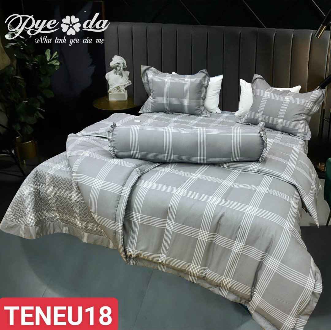 Bộ Ga Phủ Tencel EU Họa Tiết