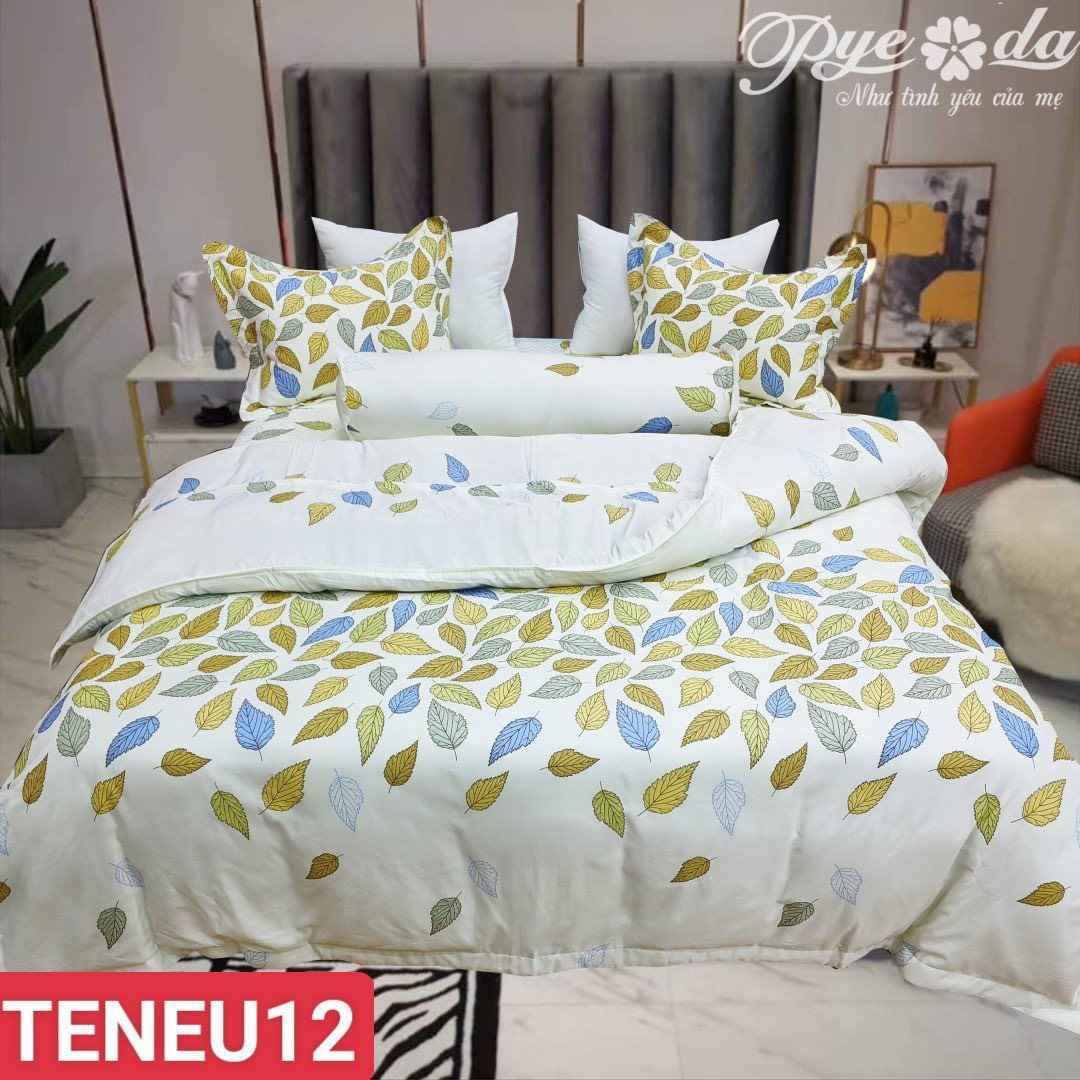 Bộ Ga Phủ Tencel EU Họa Tiết