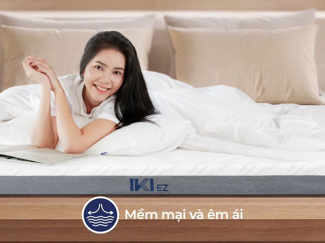 Nệm cao su Hybrid Liên Á IKI EZ