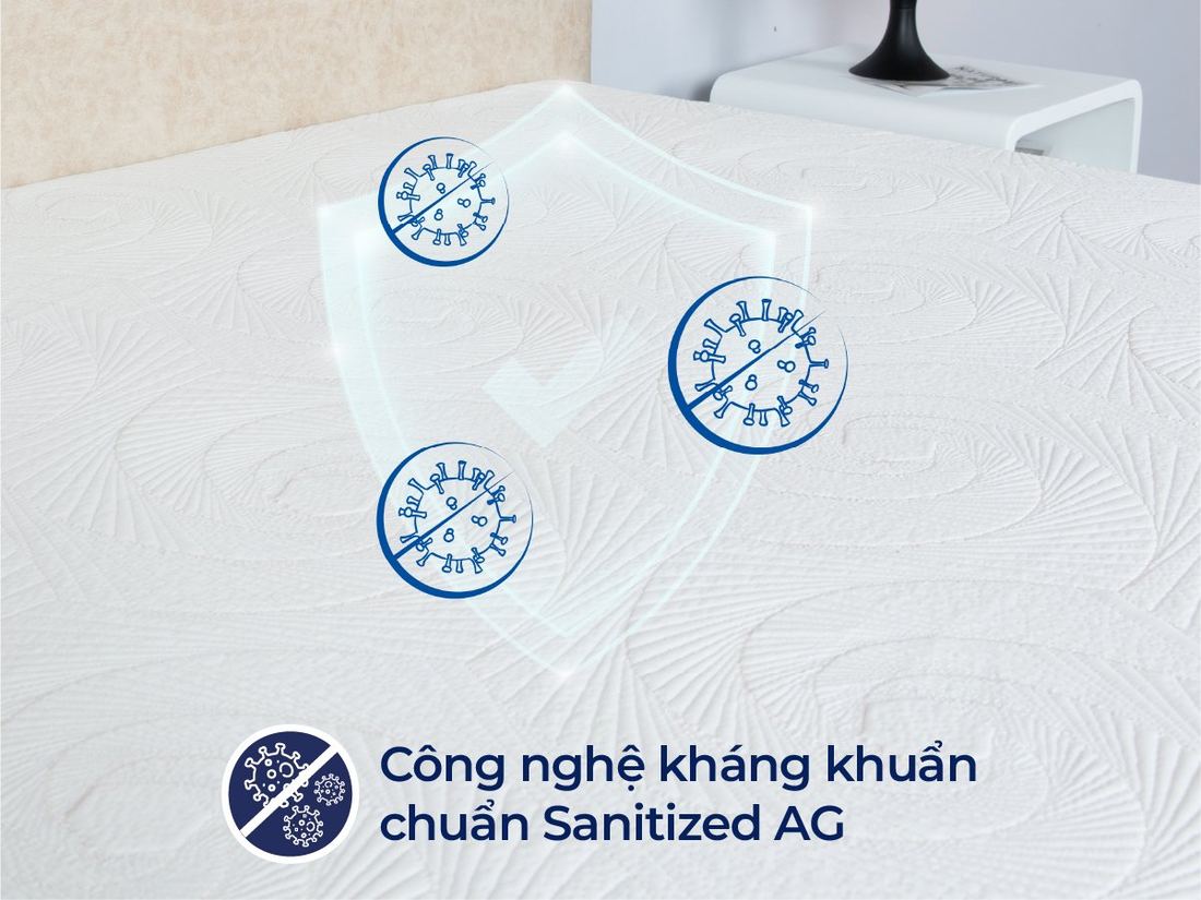 Nệm cao su Hybrid Liên Á IKI Luxe