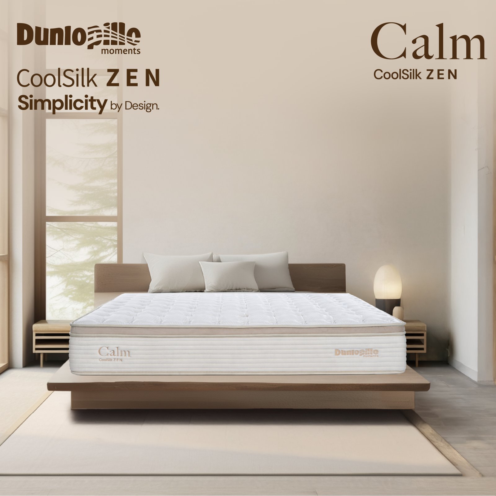 Nệm lò xo CoolSilk ZEN Calm 27 cm