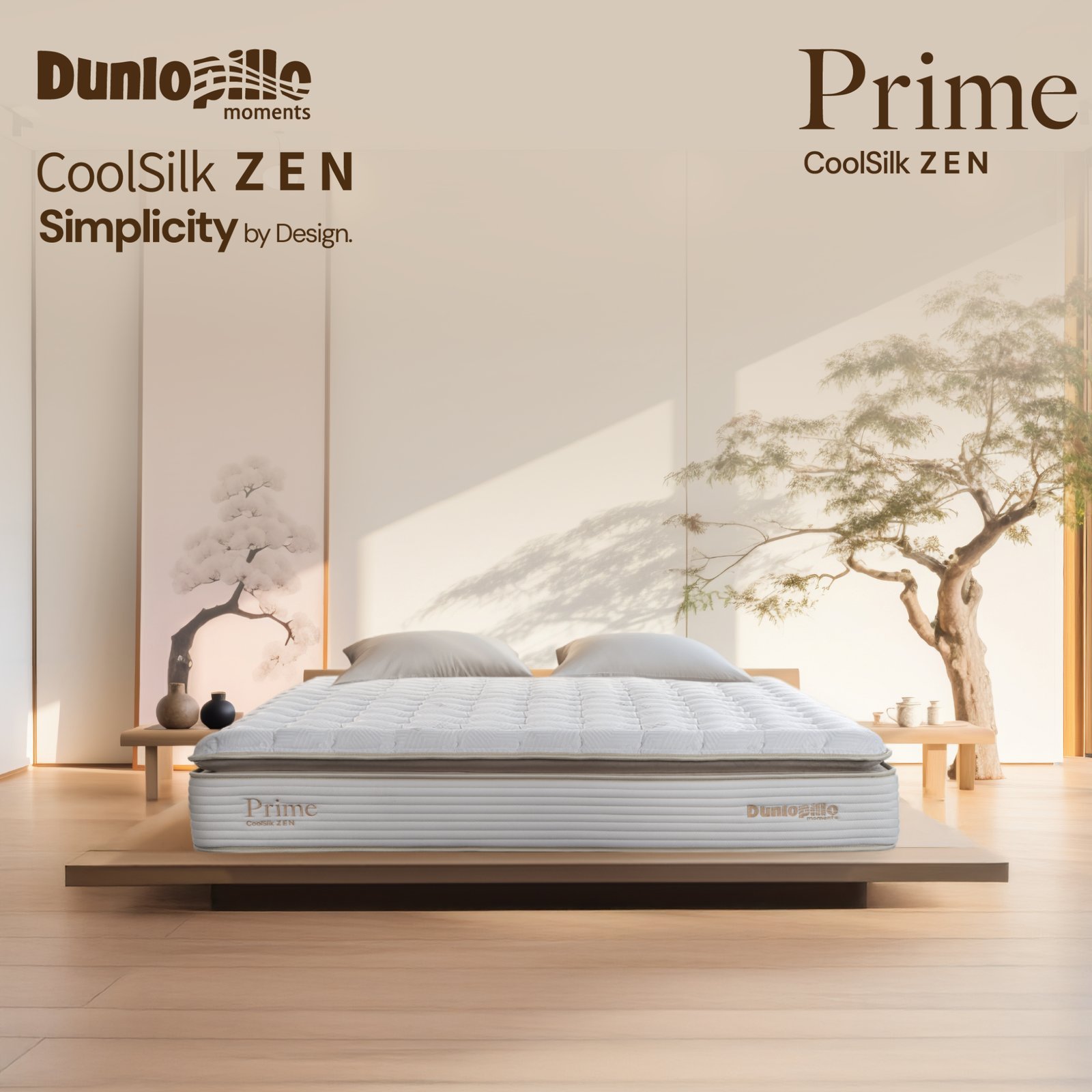 Nệm lò xo CoolSilk ZEN Prime 30 cm